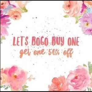 Buy one get one half off